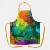 Kleurrijk en levendig Abstract Schort (Voorkant)