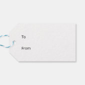 Kleurrijk en mooi paasei patroon cadeaulabel (Achterkant Horizontaal)