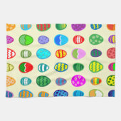 Kleurrijk en mooi paasei patroon theedoek (Horizontaal)