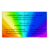 Kleurrijk en niet-traditioneel ontwerp magnetisch visitekaartje (Voorkant)