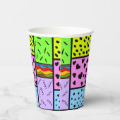 kleurrijk en patroon papieren bekers (Rechts)