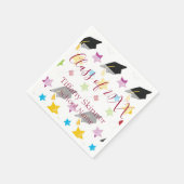 Kleurrijk en Schattige Afstuderen Servet (Hoek)