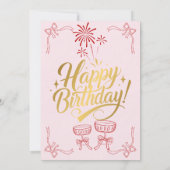 Kleurrijk en strak: geometrische verjaardagskaart kaart (Achterkant)