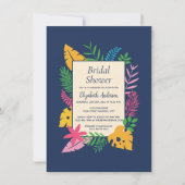 Kleurrijk en tropisch strand thema Vrijgezellenfee Kaart (Voorkant)