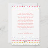 Kleurrijk en Vrolijk Jaar In Review Verticaal 3 Fo Feestdagenkaart (Achterkant)