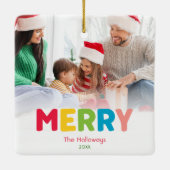 Kleurrijk en vrolijk keramisch Ornament (Achterkant)