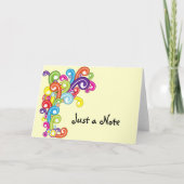 Kleurrijk enkel een Kaart van de Nota (Voorkant)