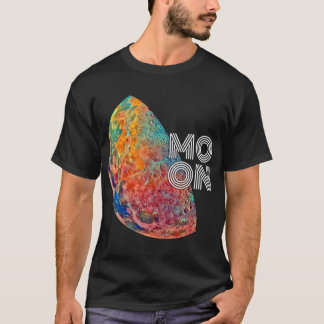 Kleurrijk Esthetische Maan Mozaïek T-shirt