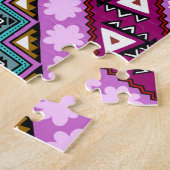 Kleurrijk etnisch ontwerp legpuzzel (Zijkant)