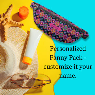  kleurrijk etnisch Peruviaans tribaal patroon Heuptasje