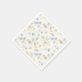 Kleurrijk Eucalyptus gebladerte papier Servet (Hoek)