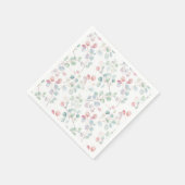 Kleurrijk Eucalyptus Papier Servet (Hoek)