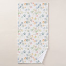 Kleurrijk Eucalyptusblad Badhanddoek