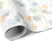 Kleurrijk Eucalyptusblad Cadeaupapier (Rol Hoek)