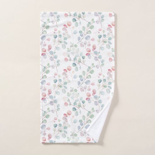 Kleurrijk Eucalyptusblad Handdoek (Handdoek)