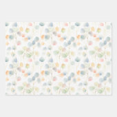 Kleurrijk Eucalyptusblad Inpakpapier Vel (Voorkant)