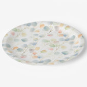 Kleurrijk Eucalyptusblad Papieren Bordje (Gekanteld)