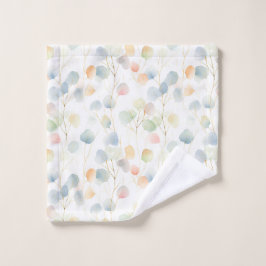 Kleurrijk Eucalyptusblad Washandje