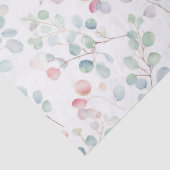 Kleurrijk Eucalyptusloof  Tissuepapier (Detail)