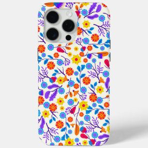 Kleurrijk Exotisch Bloemmotief-23146 iPhone 15 Pro Max Hoesje