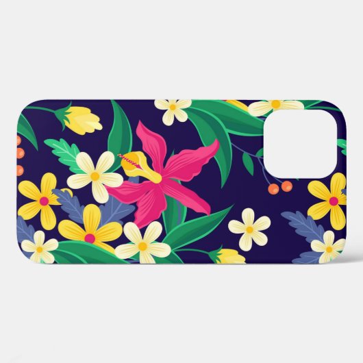 Kleurrijk Exotisch Bloempatroon-23021 Case-Mate iPhone Case (Achterkant (horizontaal))