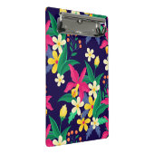 Kleurrijk Exotisch Bloempatroon-23021 Mini Klembord (Schuin)