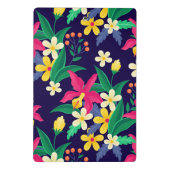 Kleurrijk Exotisch Bloempatroon-23021 Mini Klembord (Achterkant)