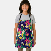 Kleurrijk Exotisch Bloempatroon-23021 Schort (Insitu)