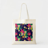 Kleurrijk Exotisch Bloempatroon-23021 Tote Bag (Voorkant)