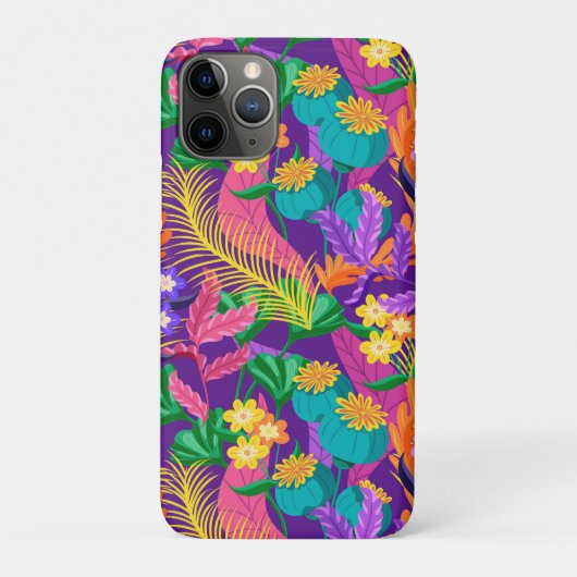 Kleurrijk Exotisch Bloempatroon-23148 Case-Mate iPhone Case (Achterkant)