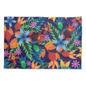 Kleurrijk Exotisch Bloempatroon-32436 Kussensloop (Achterkant)