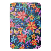 Kleurrijk Exotisch Bloempatroon-68578 Badmat (Voorkant Verticaal)