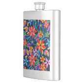 Kleurrijk Exotisch Bloempatroon-68578 Flacon (Links)