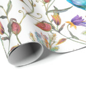 Kleurrijk exotisch patroonpatroon cadeaupapier (Rol Hoek)