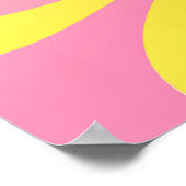 Kleurrijk fansdesign poster (Hoek)