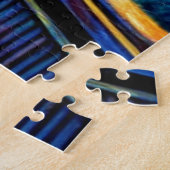 Kleurrijk fantasieland legpuzzel (Zijkant)