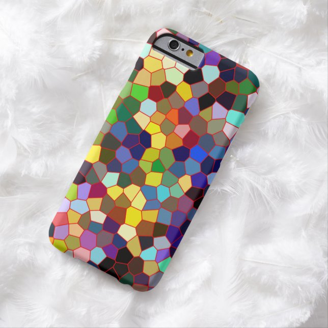 Kleurrijk Faux-Glas in lood Case-Mate iPhone Case (Voorbeeld)