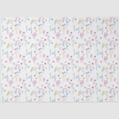 Kleurrijk Feest Confetti Patroon Tissuepapier (Voorkant)
