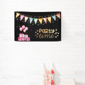 Kleurrijk Feest Spandoek (Insitu)