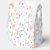 Kleurrijk Feestconfetti Patroon Bedankdoosjes (Geopend)