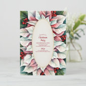 Kleurrijk feestelijk kerstfeest kaart (Staand voorkant)