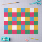 Kleurrijk feestelijk schaakbord tissuepapier (Craft)