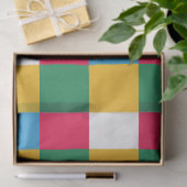 Kleurrijk feestelijk schaakbord tissuepapier (Geschenk)
