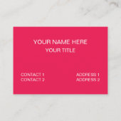 Kleurrijk feestelijk schaakbord visitekaartje (Achterkant)