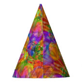 Kleurrijk feestvuurwerk - voeg naam/tekst toe feesthoedjes (Achterkant)