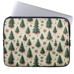 Kleurrijk Festief Patroon Laptop Sleeve