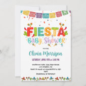 Kleurrijk Fiesta Baby shower Kaart (Voorkant)