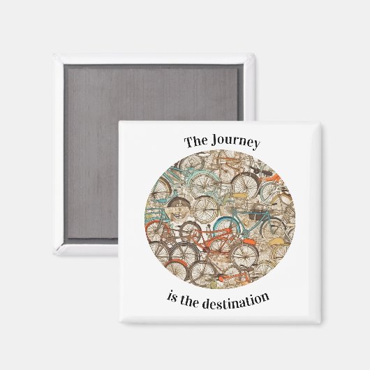 Kleurrijk Fietspatroon aanpasbaar Magneet (Voorkant / Achterkant)
