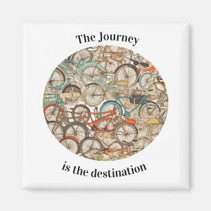 Kleurrijk Fietspatroon aanpasbaar Magneet