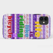 kleurrijk fietsprikkel Case-Mate iPhone case (Achterkant (horizontaal))